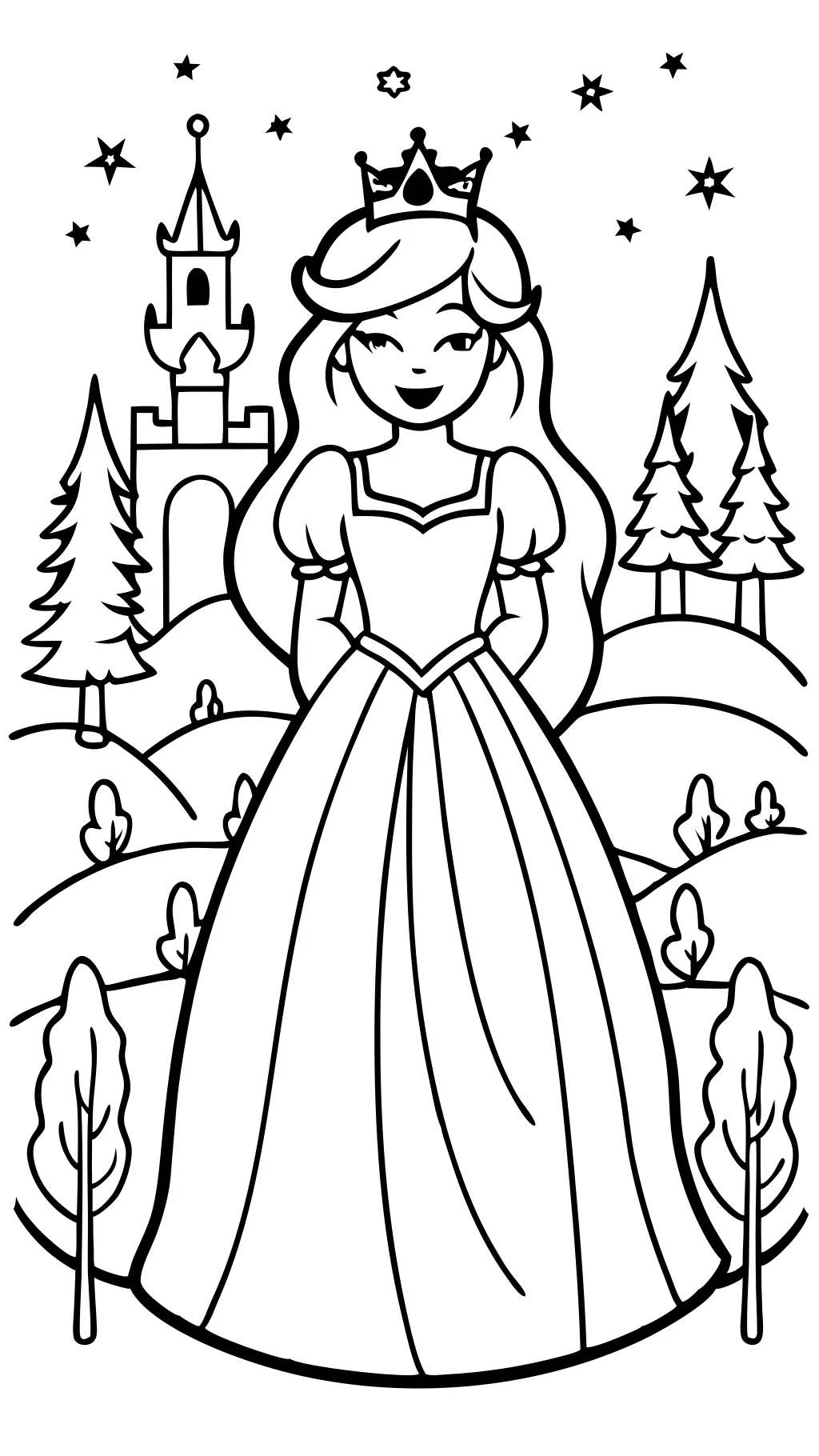 páginas para colorear de la princesa aurora